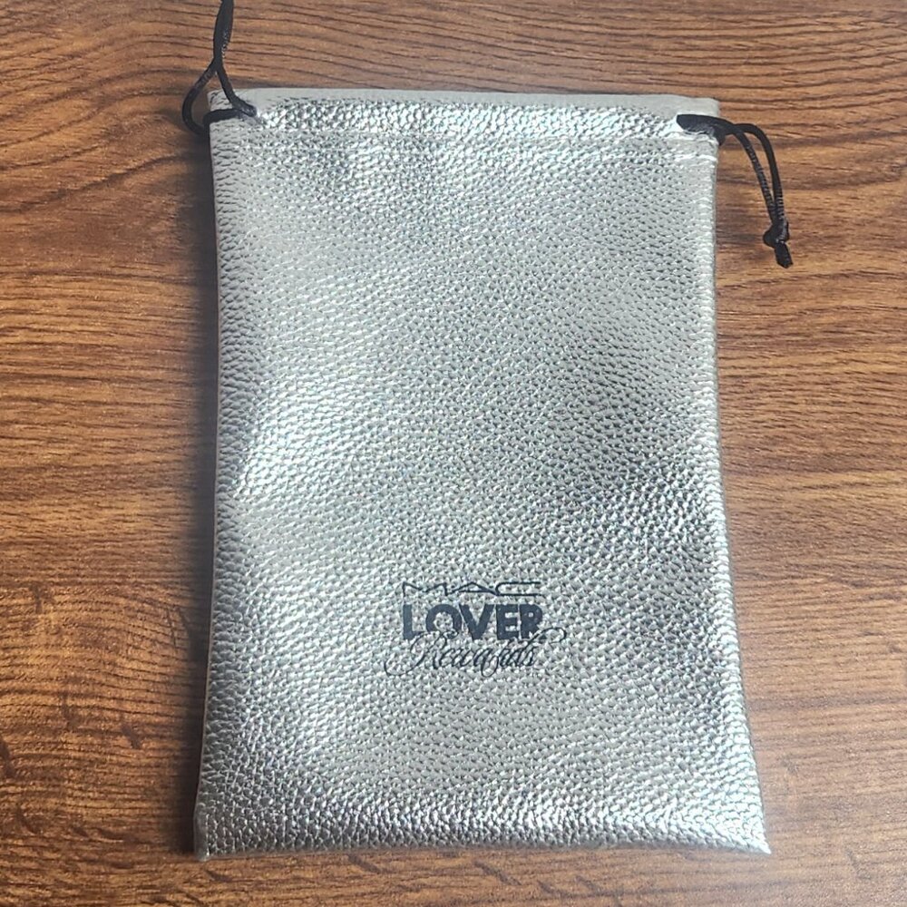 MAC Lover Rewards Silver Drawstring Bag